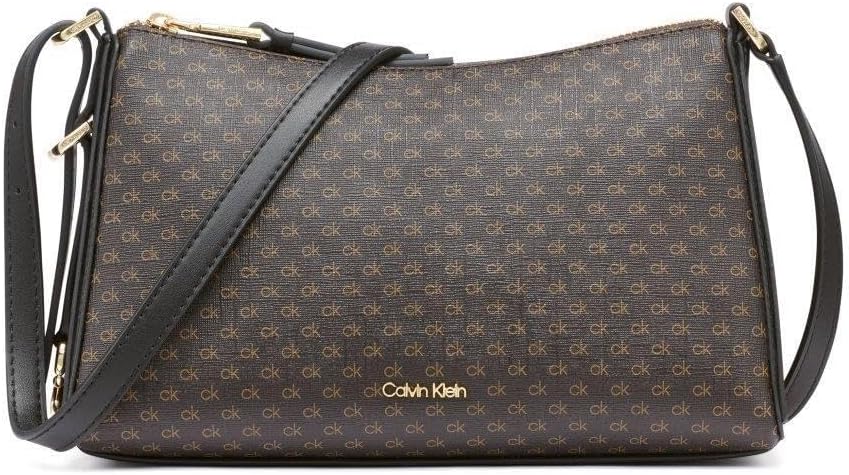 

Сумка-тоут Calvin Klein Mandy с застежкой-молнией и кроссбоди, Brown/Khaki/Black, Черный, Сумка-тоут Calvin Klein Mandy с застежкой-молнией и кроссбоди, Brown/Khaki/Black