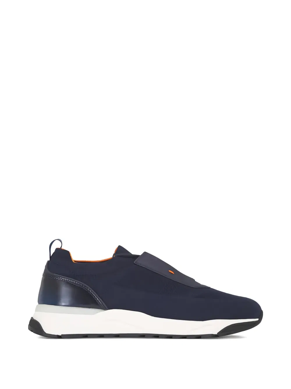 Кроссовки на шнуровке Santoni, синий