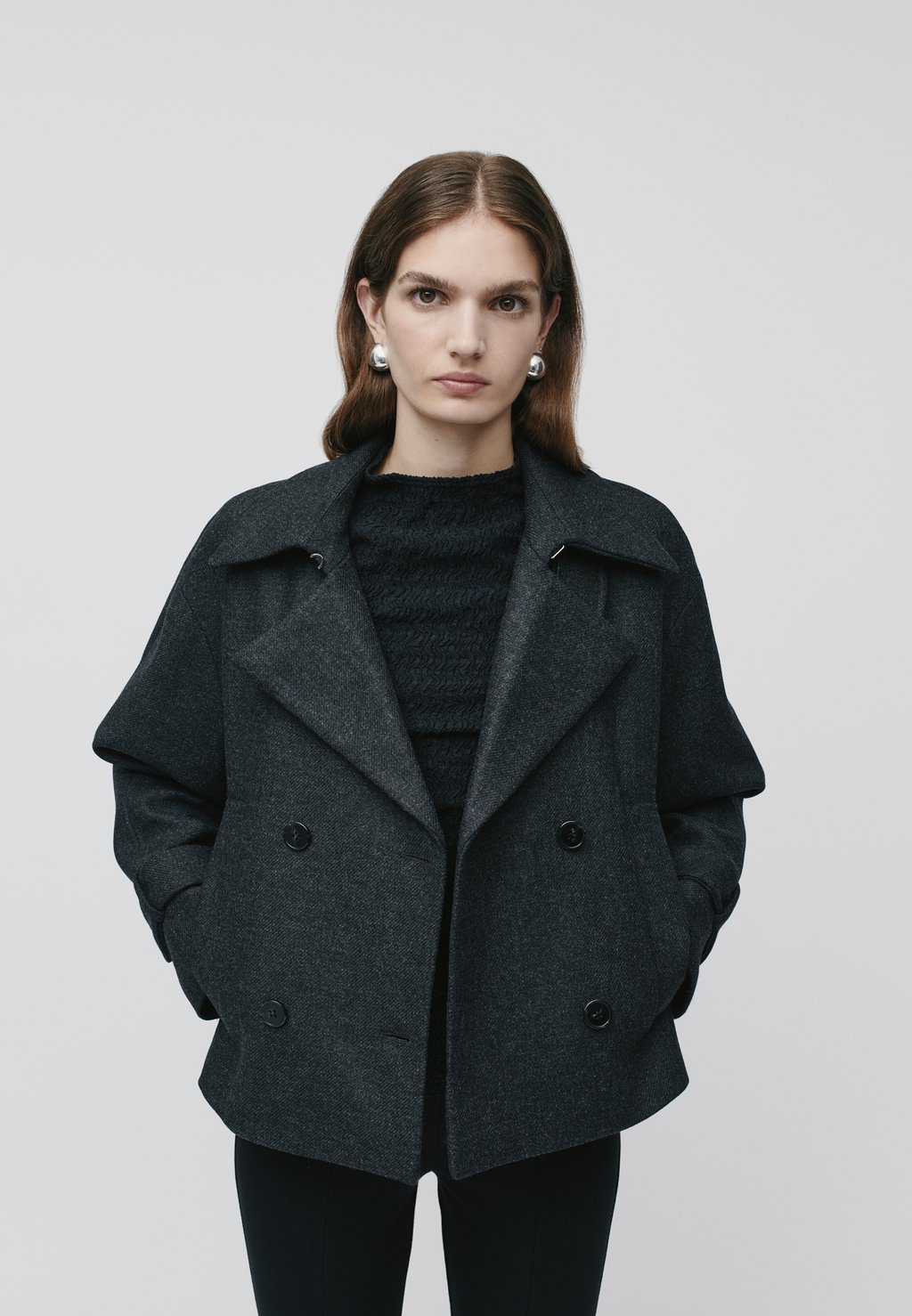 

Классическое пальто JANET JACKET IVY OAK, серый