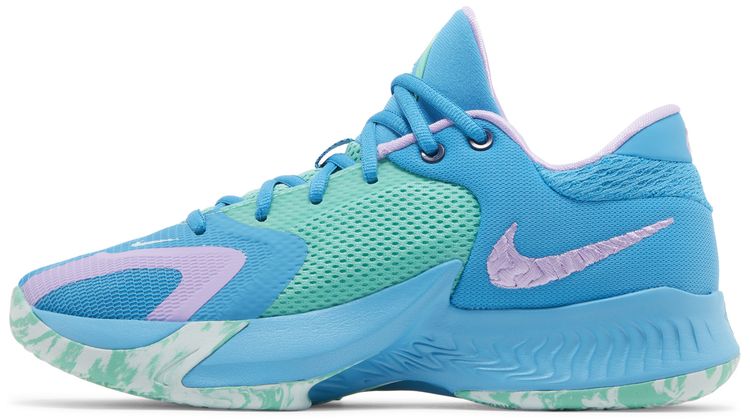 Кроссовки Nike Zoom Freak 4 GS 'Birthstone', синий — фото 3