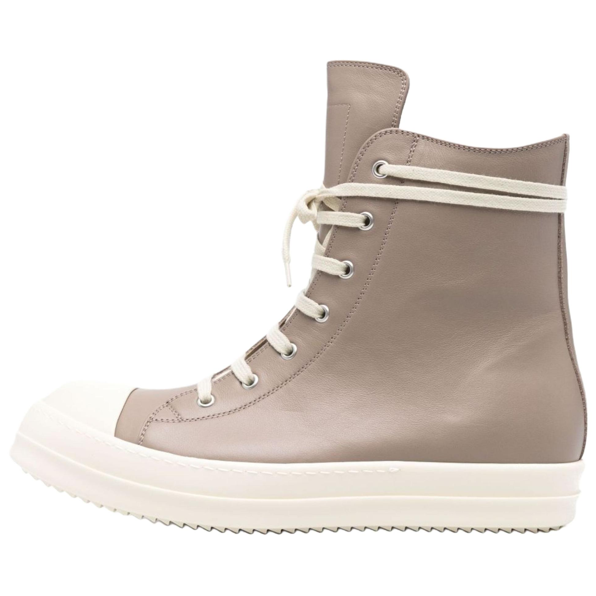 

RICK OWENS /RO Высокие кроссовки для скейтбординга, мужские, серо-коричневые