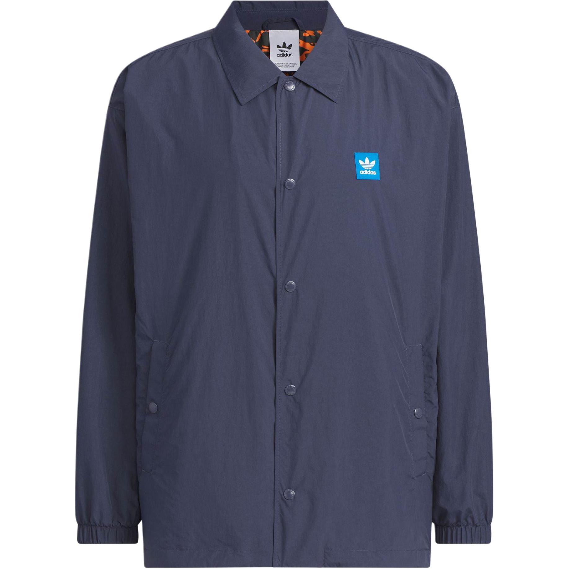 Adidas Originals Городская куртка для скейтбординга, Trace Blue/Carbon Black — фото 3