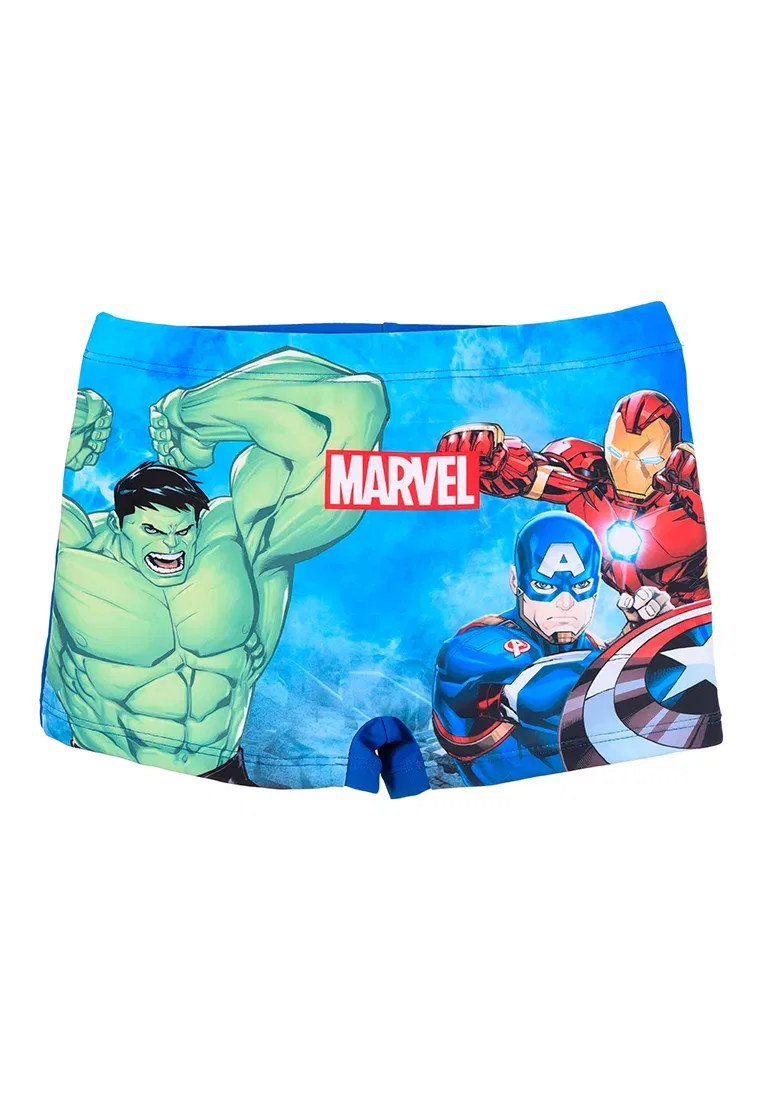 Плавки детские с Marvel, Avengers, синий