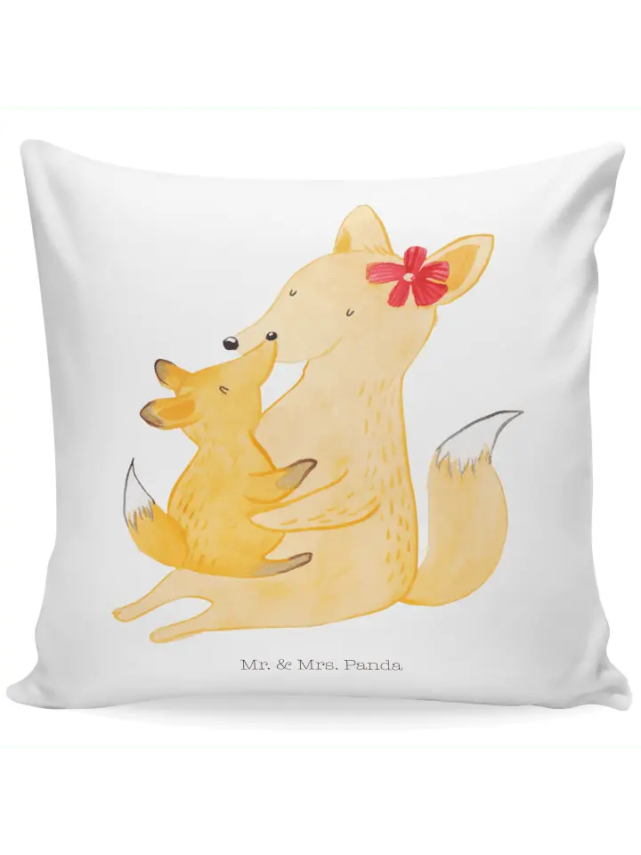 

Подушка Mr & Mrs Panda 40x40 Fuchs Mama, белый