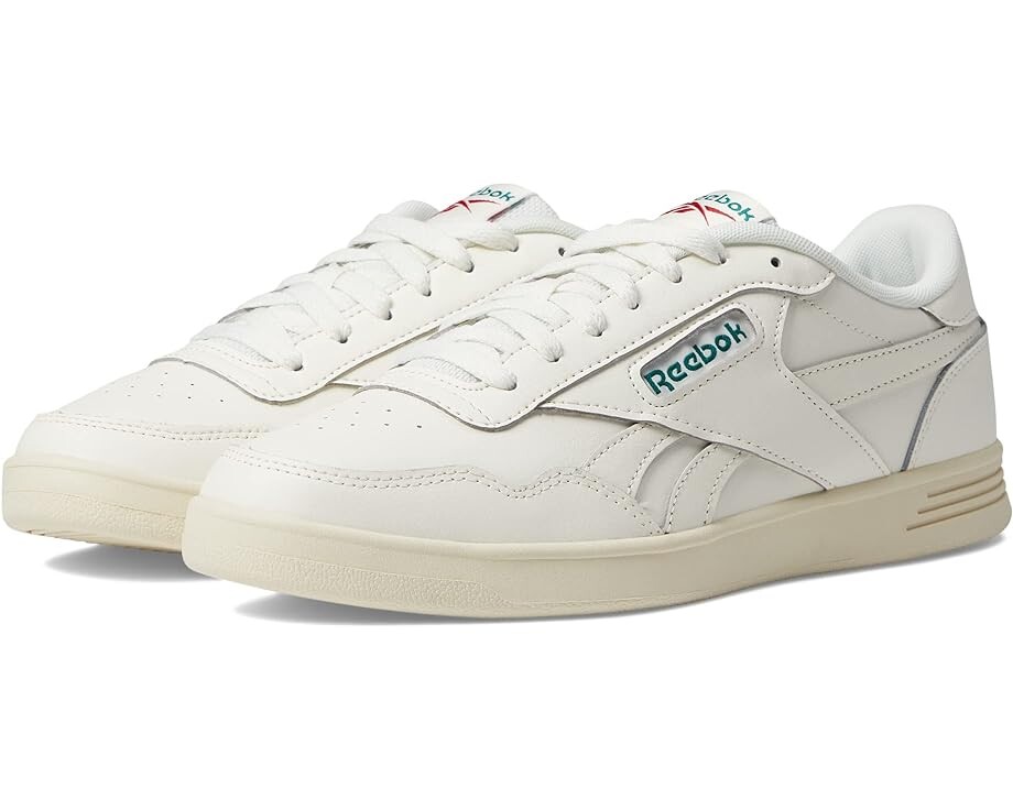 

Кроссовки Reebok Court Advance, цвет Chalk/Dark Green/Flash Red