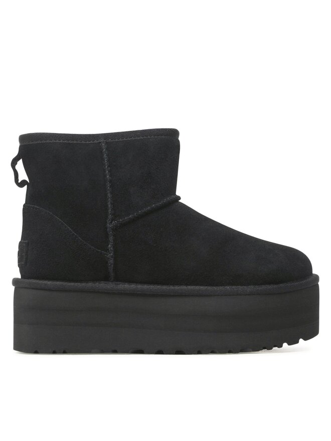 Ботинки зимние UGG Classic на платформе, черный