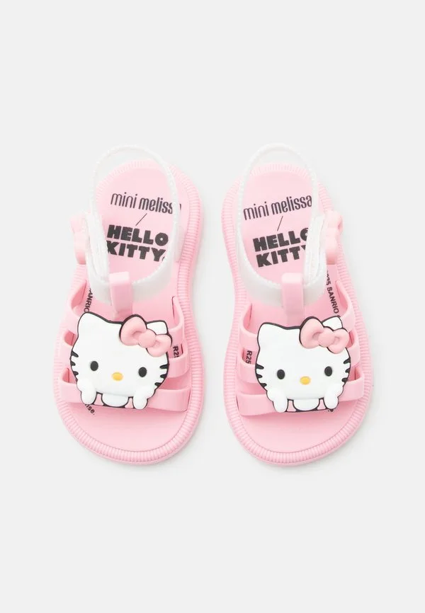 Стильные сандалии hello kitty и ее подруги Mini Melissa, Pink/White
