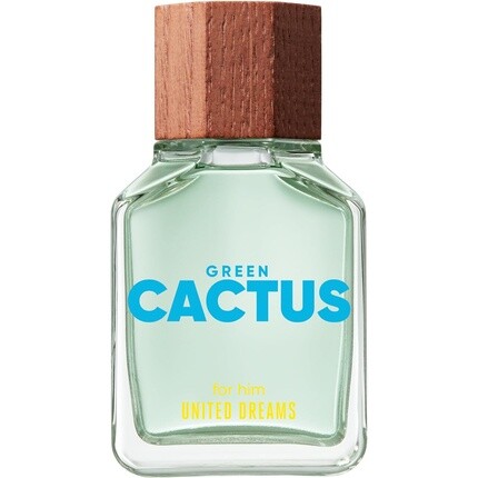 Туалетная вода Benetton Cactus от United Dreams для мужчин Стойкий веганский молодой и свежий аромат с древесными и ароматическими нотами Идеально подходит для повседневного ношения 100 мл United Colors Of Benetton — фото 2