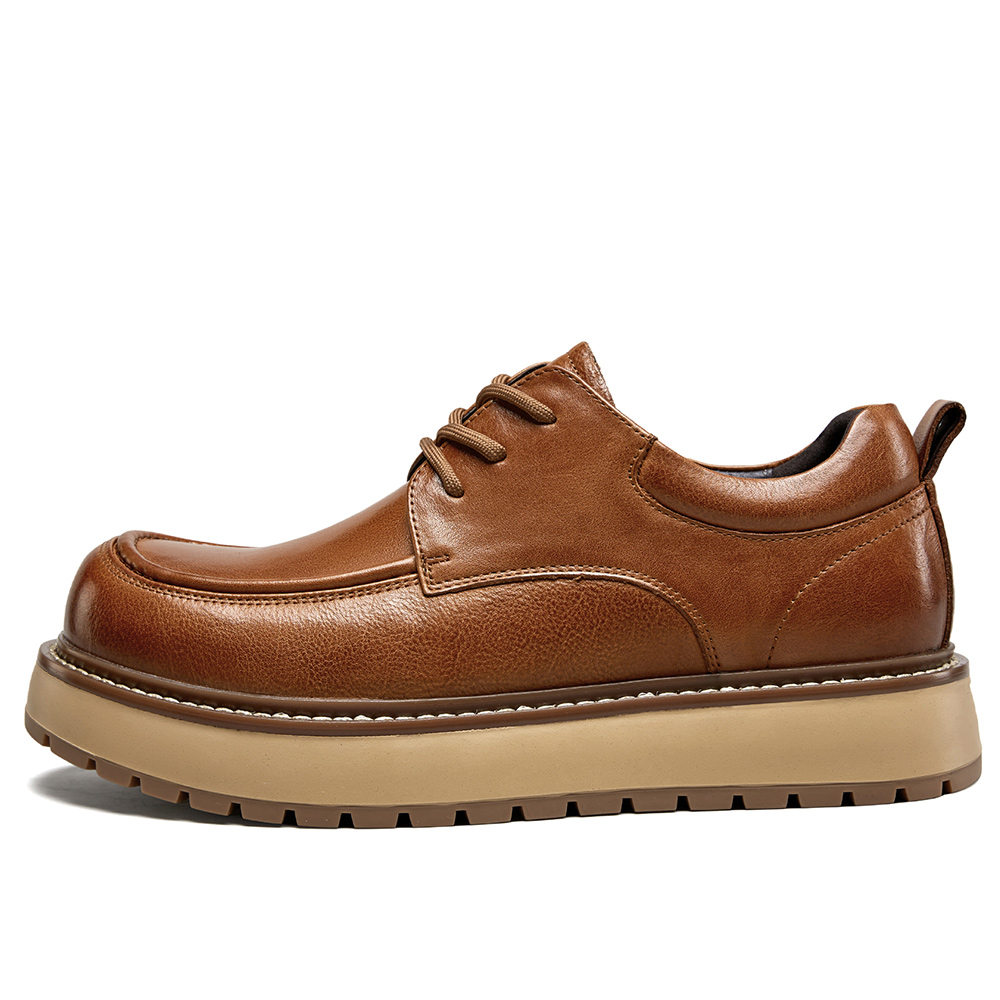 

YEARCON Мужские повседневные кроссовки низкие желто-коричневые, цвет Yellow Brown