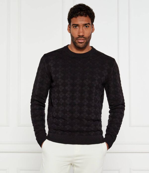 

Свитер для охранника Loose fit Hugo, черный