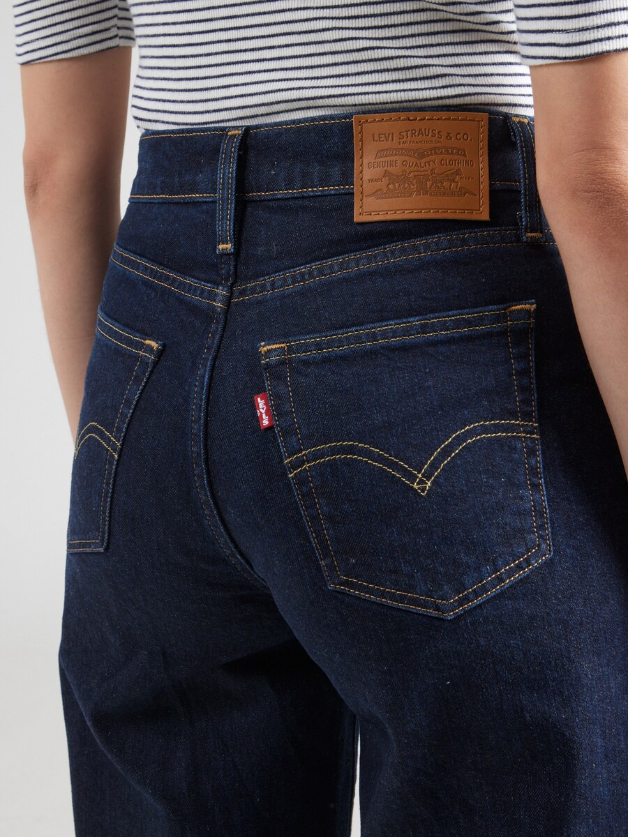Джинсы с широкими штанинами LEVI'S  728 High Rise Wide Leg, темно-синий — фото 2