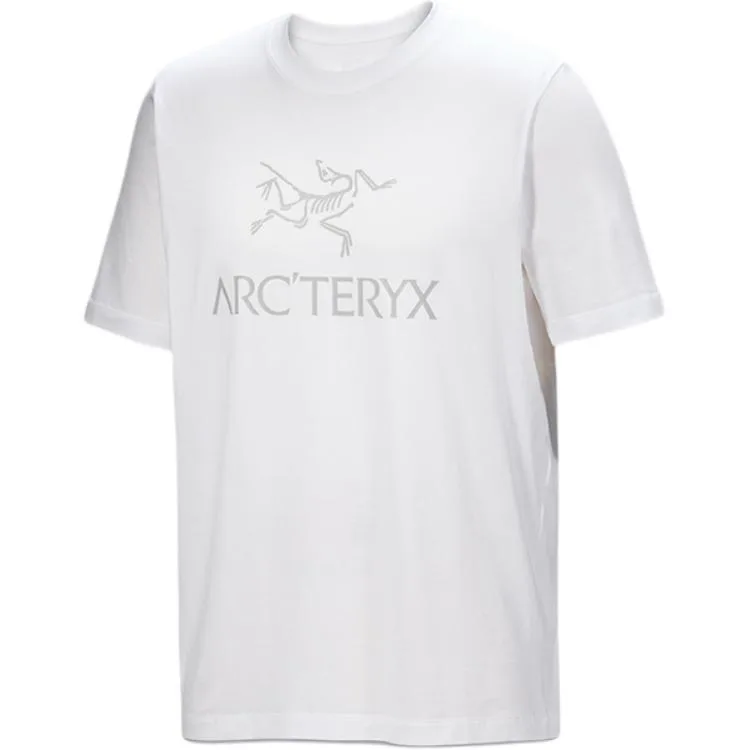 Футболка Arc'teryx с логотипом Arc'Word, Ivory White/Solitude Gray/White Light/Solitude