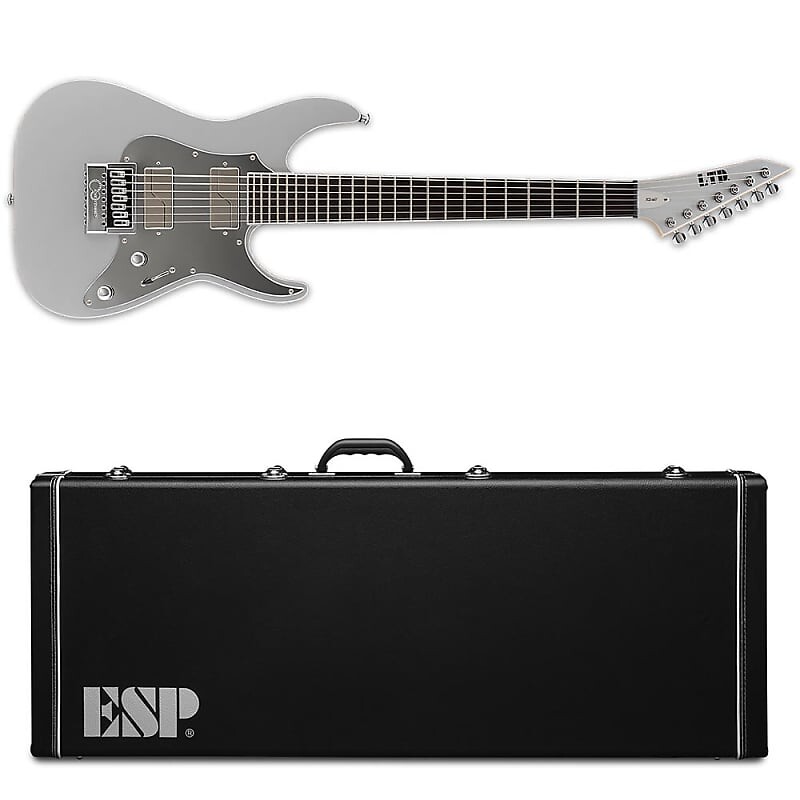 

Электрогитара ESP LTD Ken Susi KS M-7 Metallic Silver MSIL Electric Guitar BRAND NEW w/ ESP Hardshell Case! M7