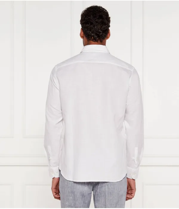 Льняная рубашка c-hal-kent-c3-223 Casual fit Boss, белый — фото 3