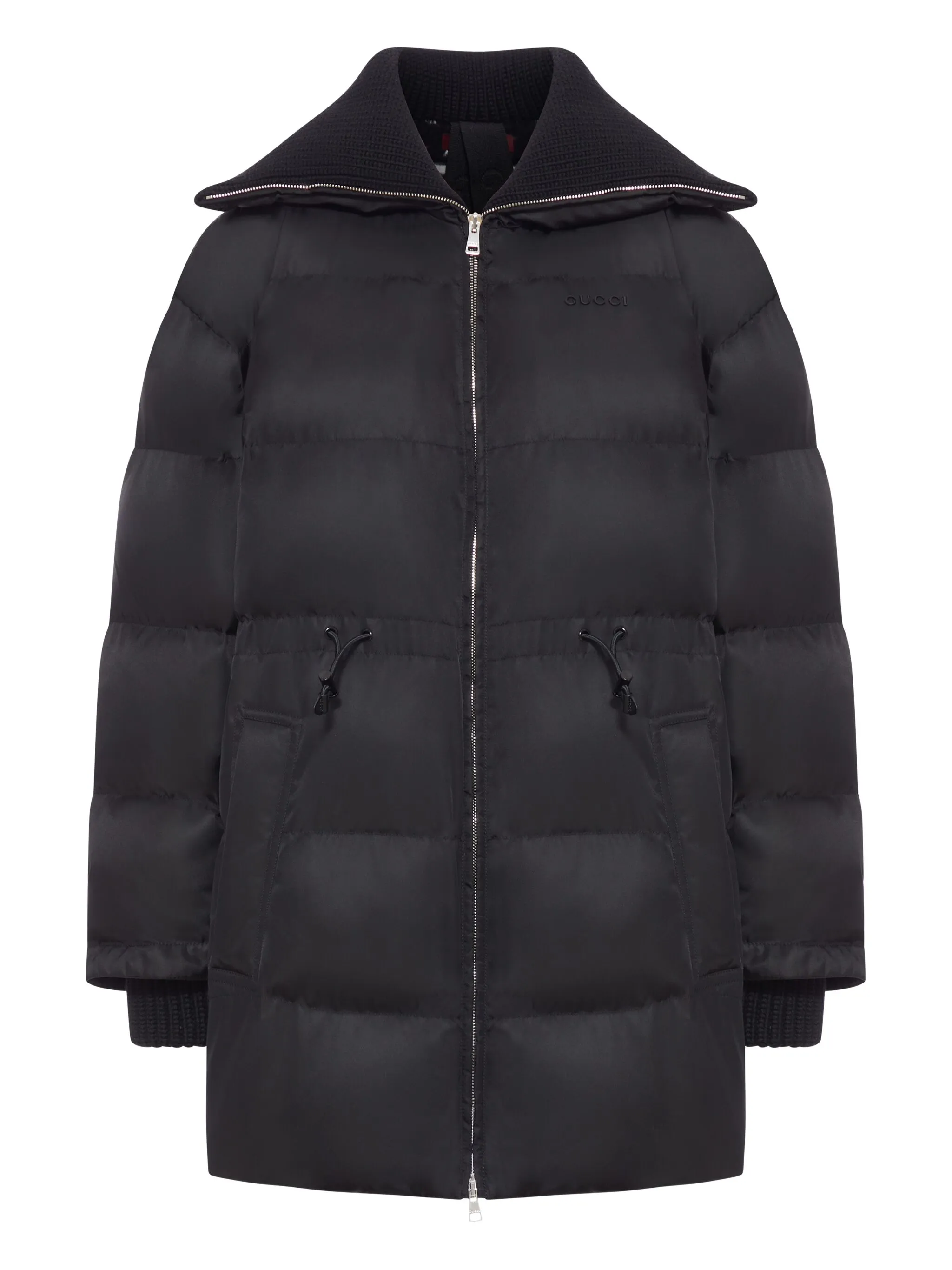 

Стеганое пальто Gucci, черный