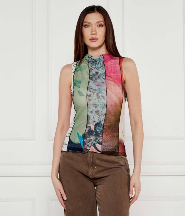 

Футболка св. джонса Slim fit Desigual, зеленый