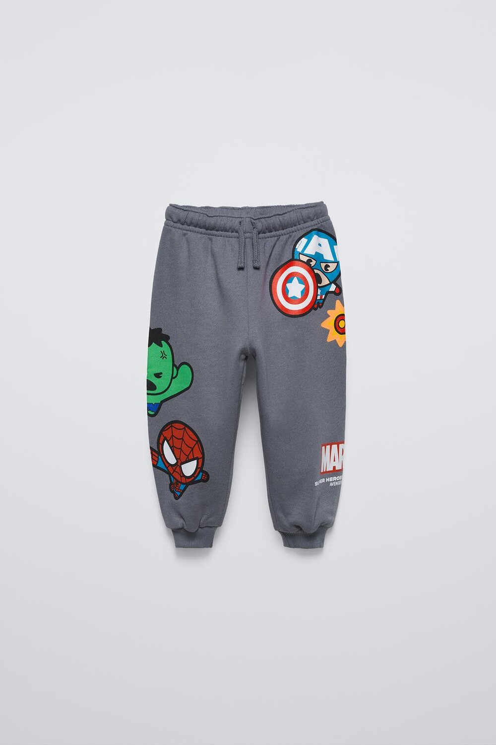 

Мстители marvel плюшевые кроссовки ZARA, сине-серый