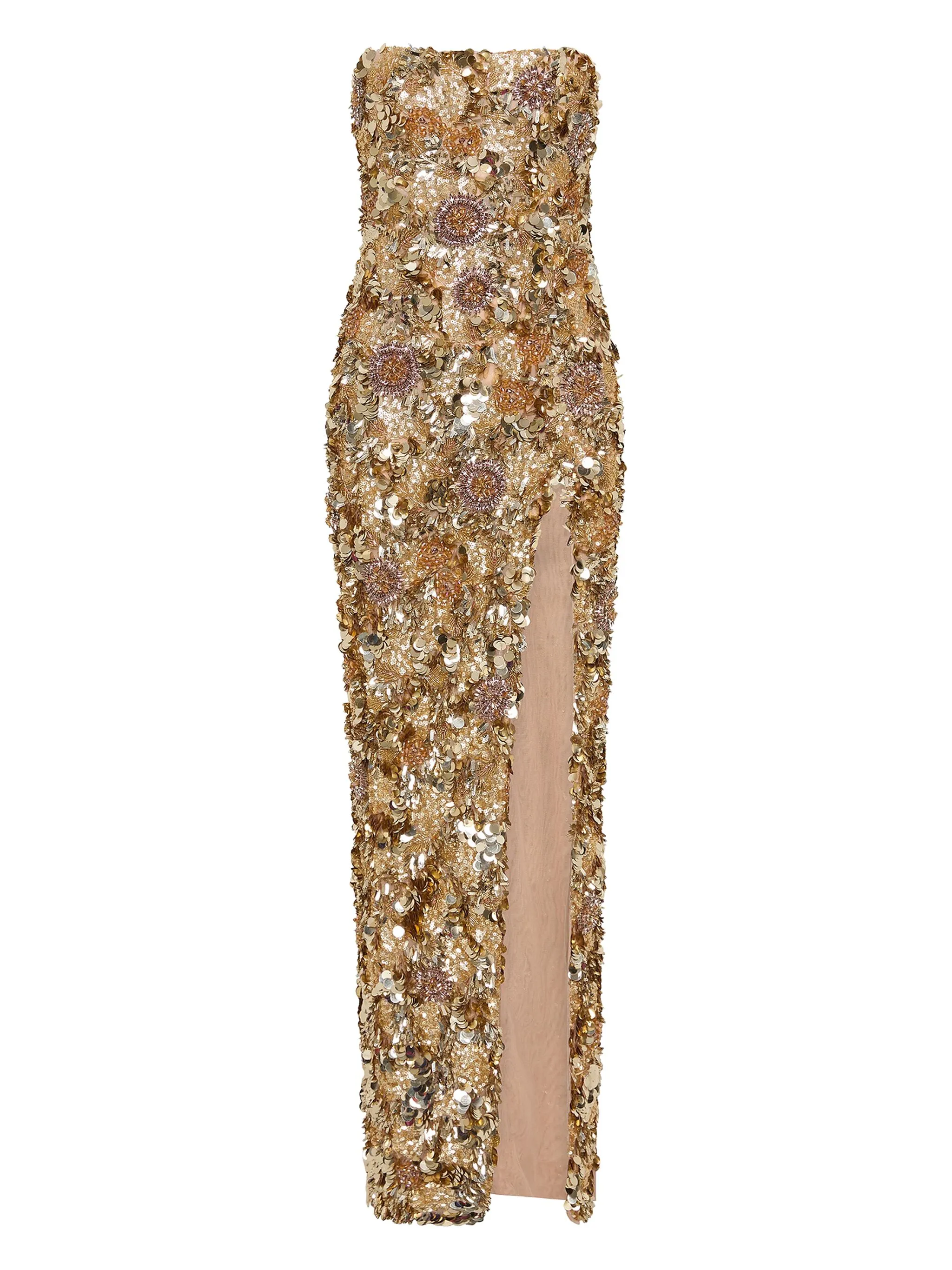 

Вечернее платье Pepito с пайетками Rachel Gilbert, золотистый