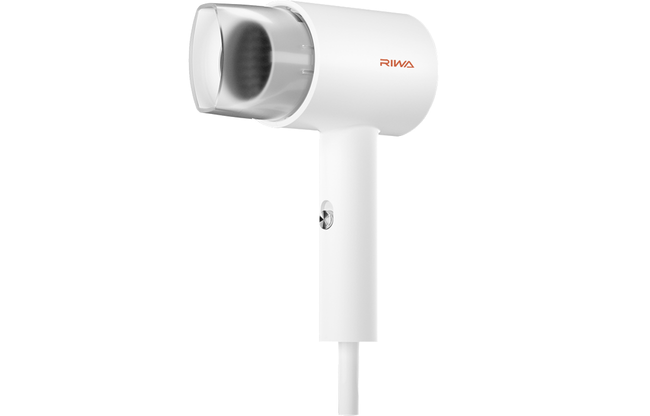 

Фен для волос 500W с термостатом RC 7105 Riwa, White & Gray