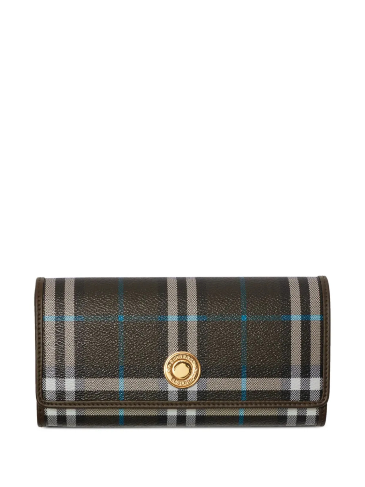 

Burberry кошелек в клетку, коричневый
