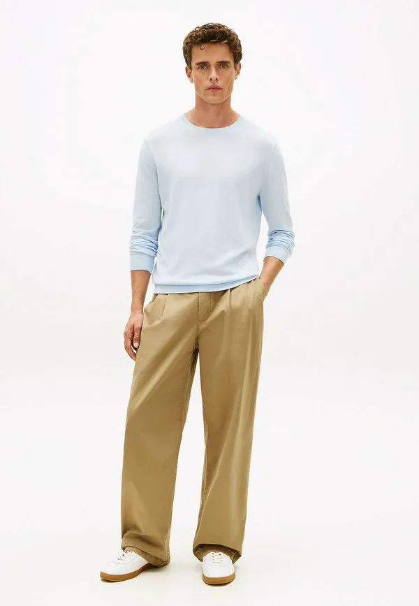 Джемпер с круглым вырезом в стиле smart casual Tommy Hilfiger, Sky Blue — фото 2