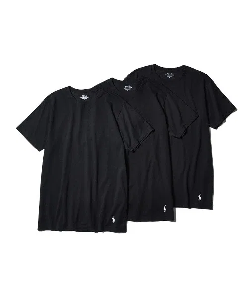 Футболка POLO RALPH LAUREN 3 шт. хлопок полиэстер чёрный