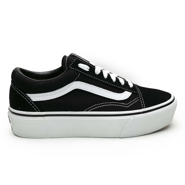 

Кроссовки на платформе старой школы Vans, черный