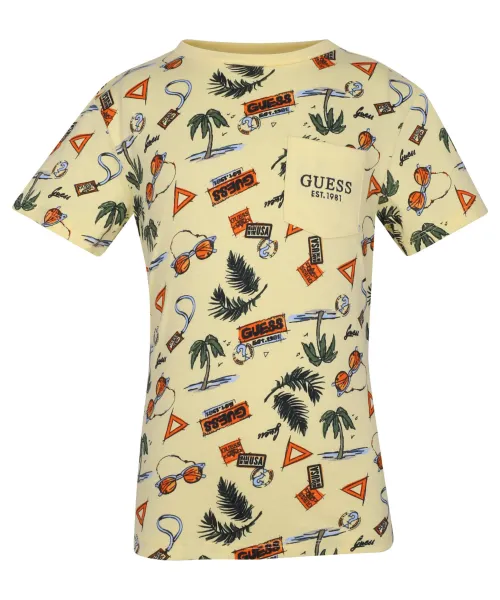 

Футболка Regular fit Guess, желтый