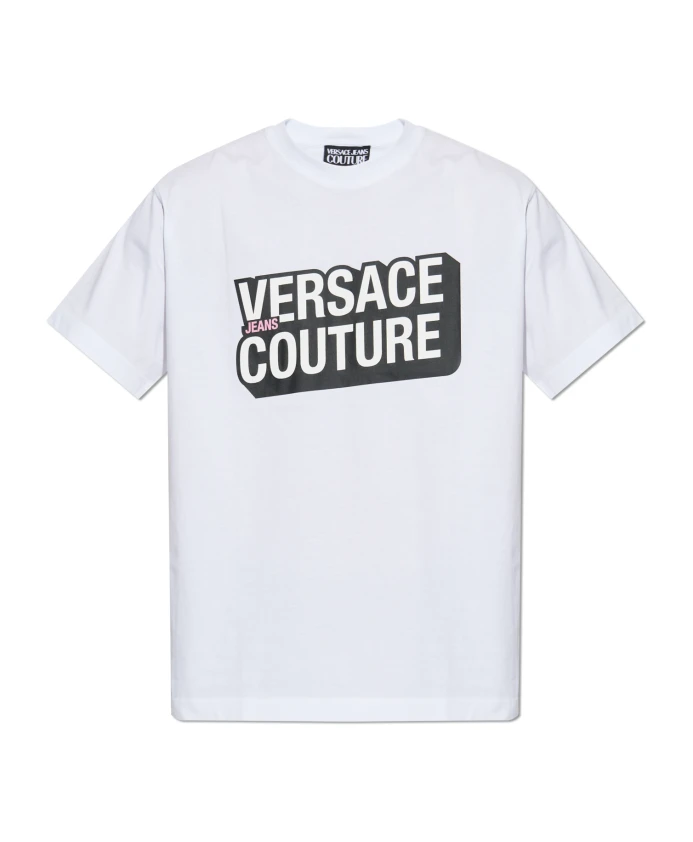 

Футболка с принтом Versace Jeans Couture, белый
