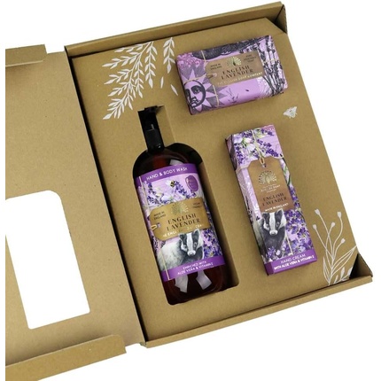Подарочный набор на годовщину для рук и тела с английской лавандой The English Soap Company — фото 2