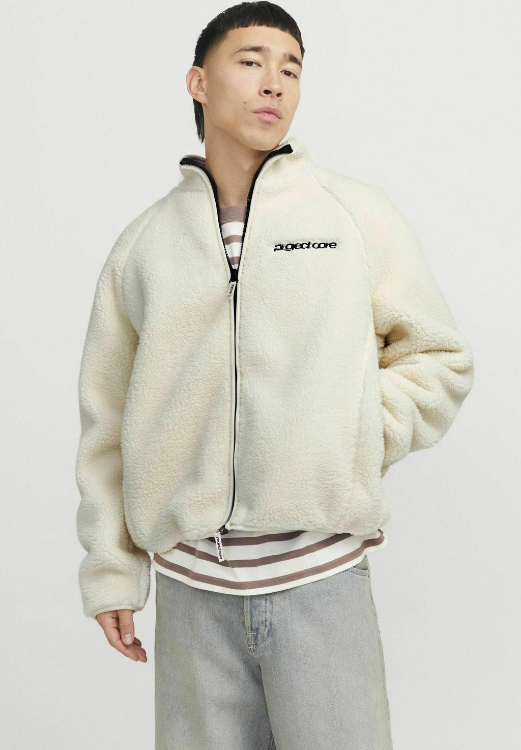 

Флисовая куртка COUNION Jack & Jones, молочный