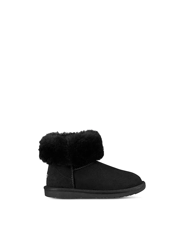 Классические ботинки унисекс - для малышей, детей постарше. Ugg, черный — фото 4