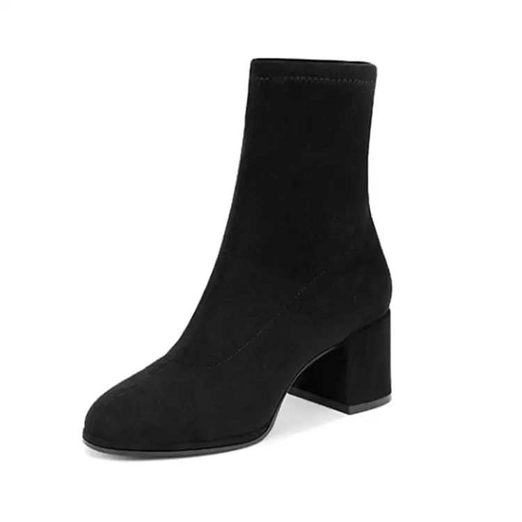 Ботильоны женские Jessica Sophia, цвет Black Fleece-lined — фото 2