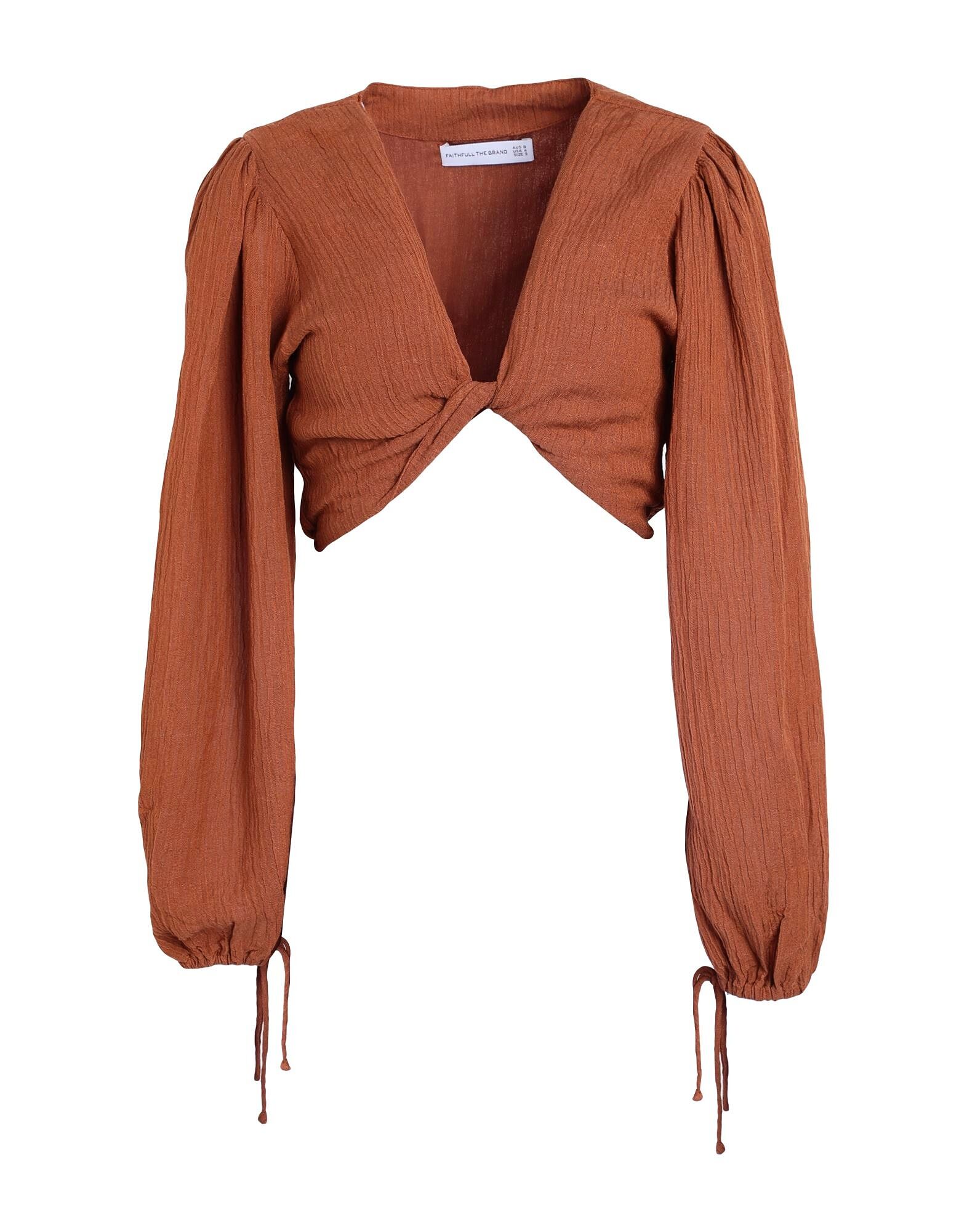 

Кроп-топ Faithfull, желтовато-коричневый