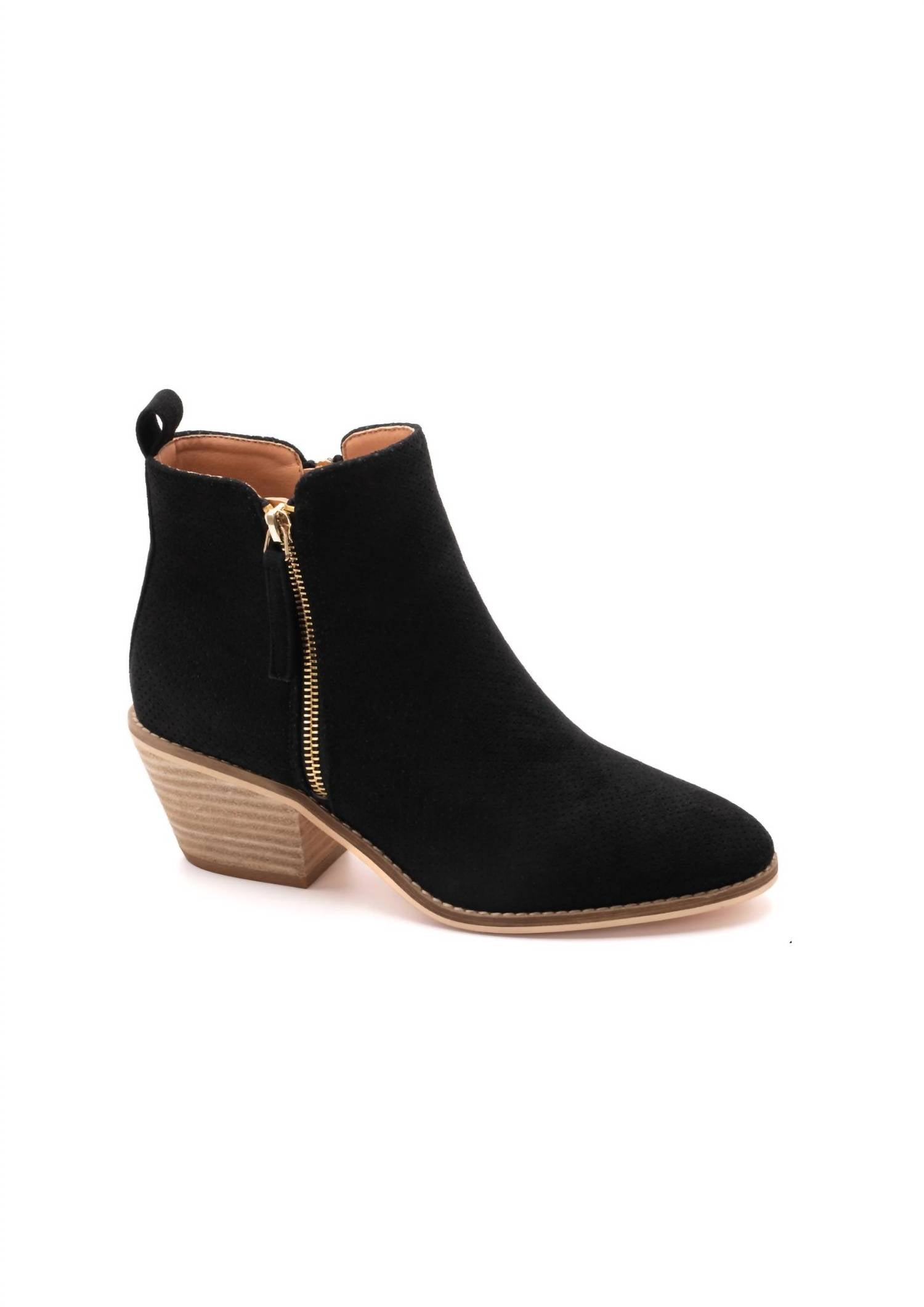 Женские массивные ботинки Spooktacular в черной замше Corkys Footwear