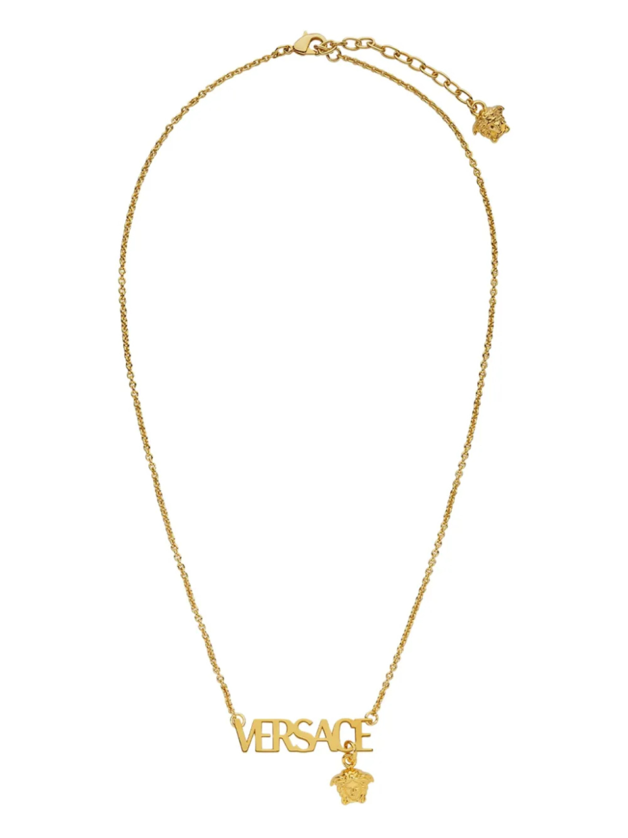

Ожерелье с логотипом Versace, золотой