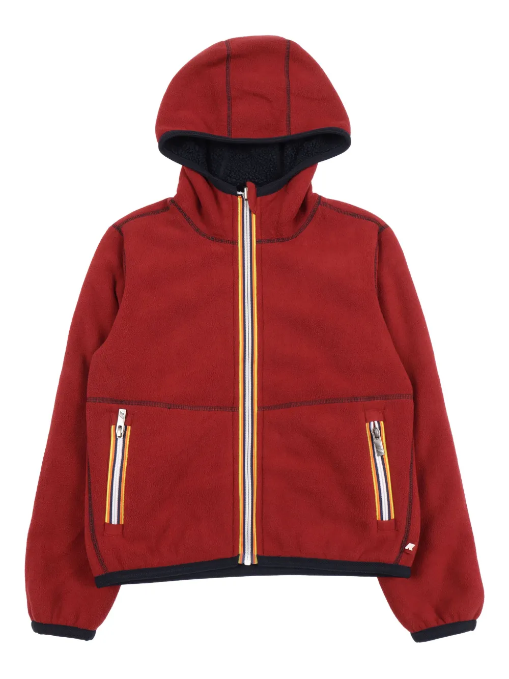 

Двусторонняя флисовая толстовка с капюшоном K Way Kids, синий