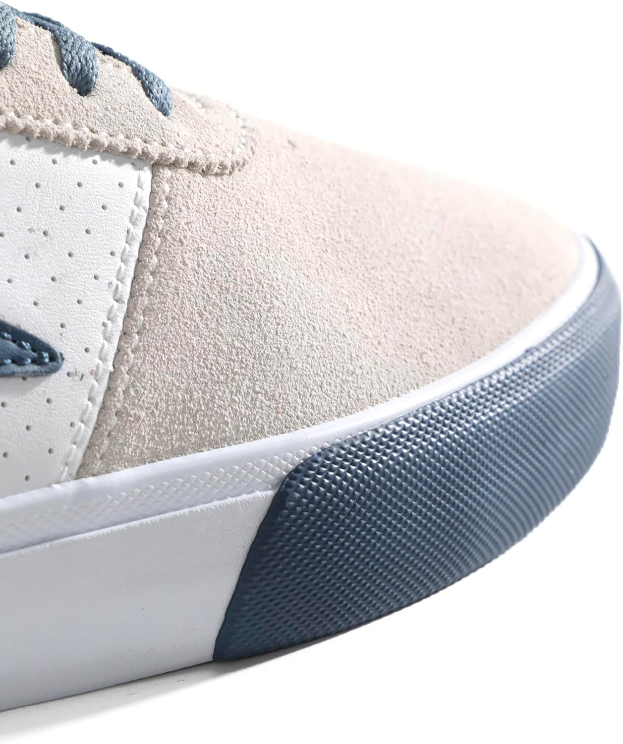 Мужские скейтбордические кроссовки Lakai Manchester - низкие кеды для скейтборда, белый — фото 3