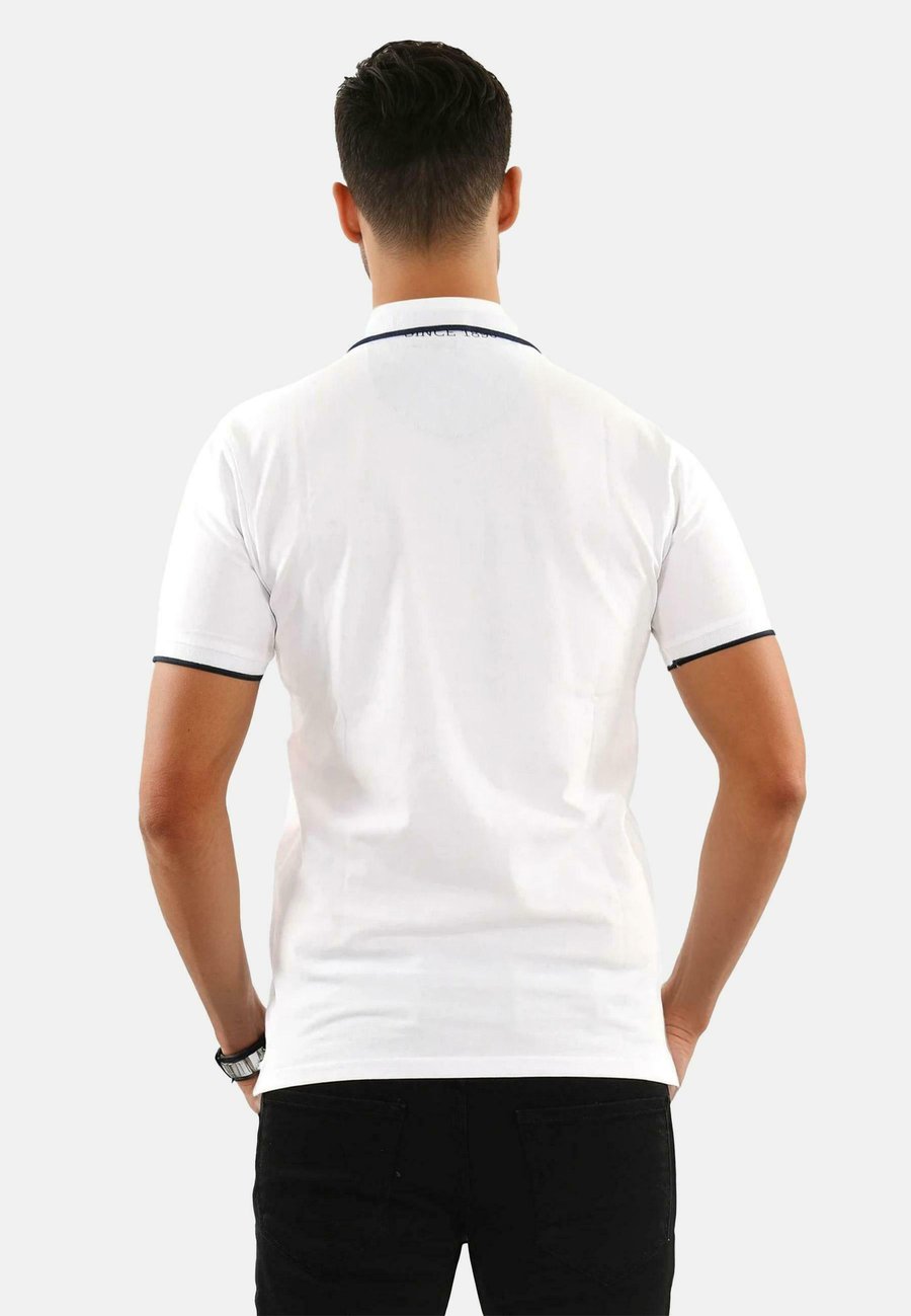 Поло U.S. Polo Assn. Polo shirt, Weiss Navy/White — фото 3