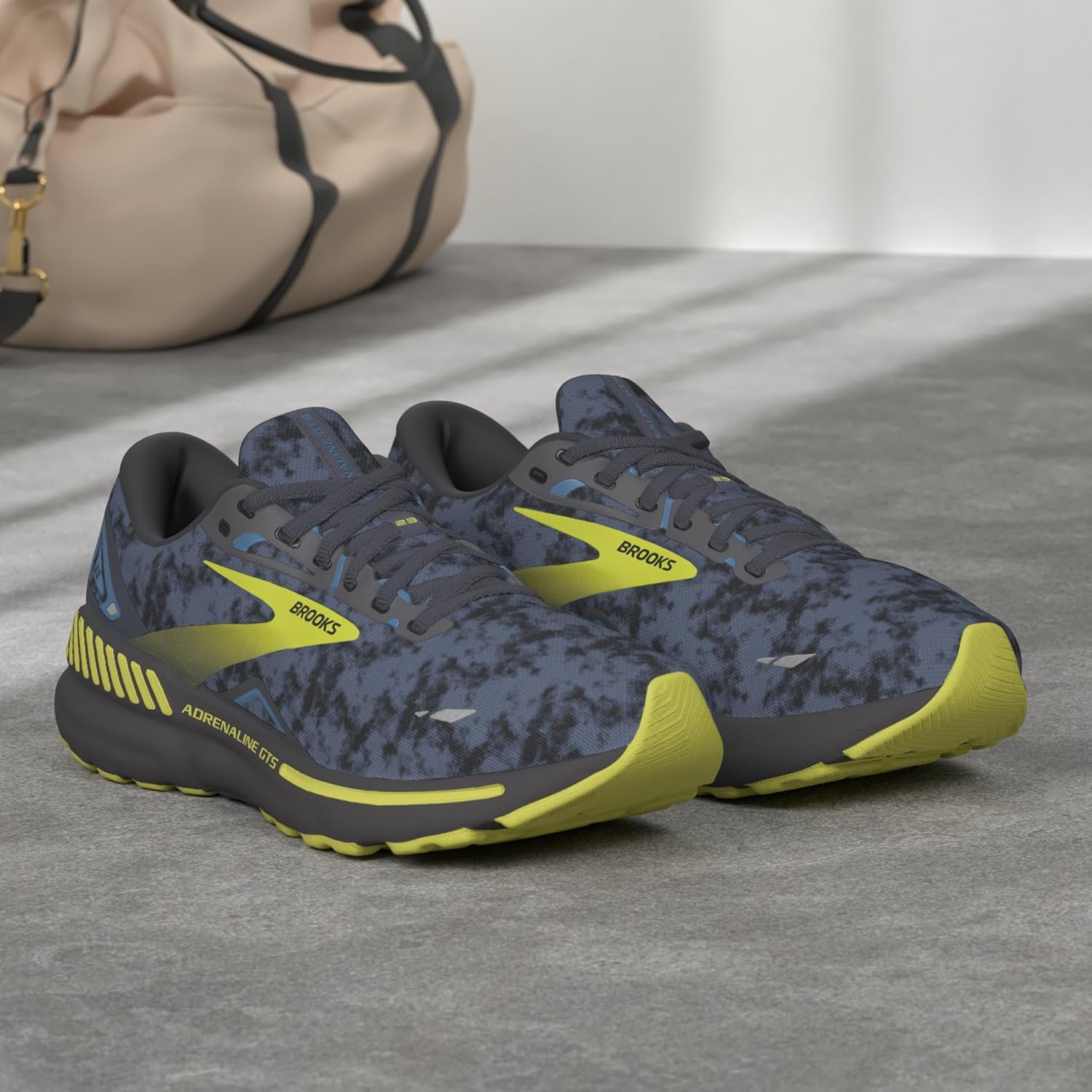 Мужские кроссовки Brooks Adrenaline GTS 23, Nine Iron/Folkstone/Sulphur — фото 2