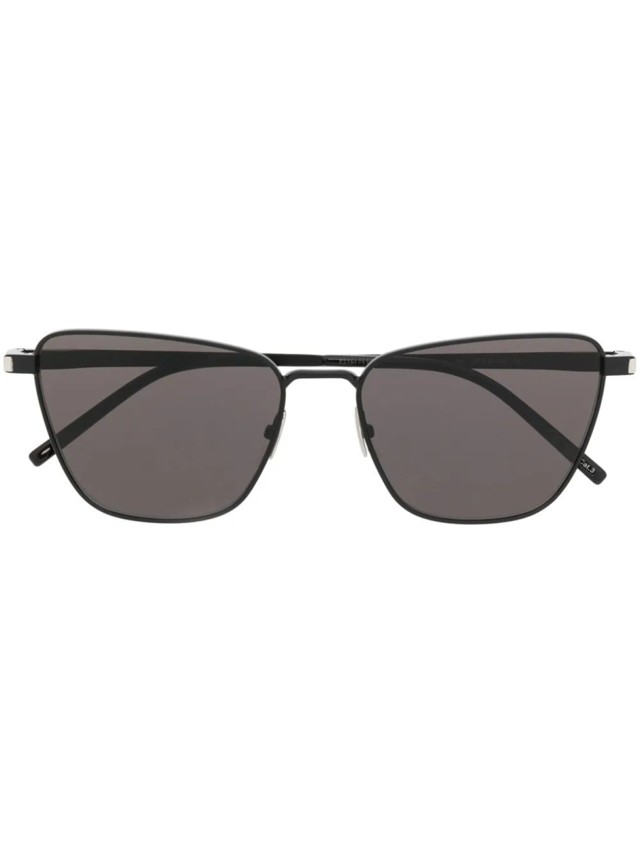 

Солнцезащитные очки в квадратной оправе Saint Laurent Eyewear, черный