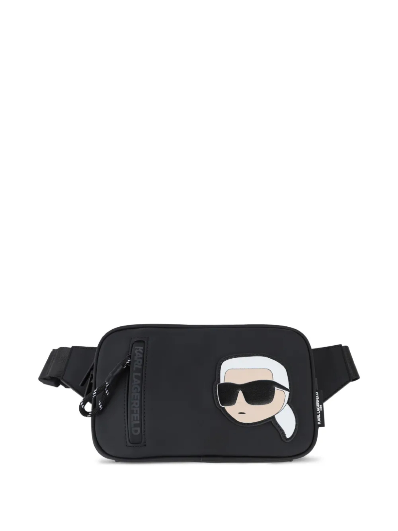 

Karl Lagerfeld Kids поясная сумка с нашивкой-логотипом, черный