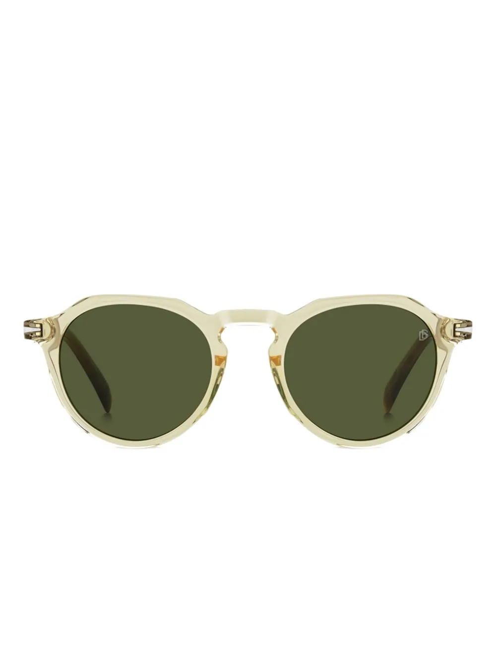 

Солнцезащитные очки в круглой оправе DAVID BECKHAM EYEWEAR, коричневый