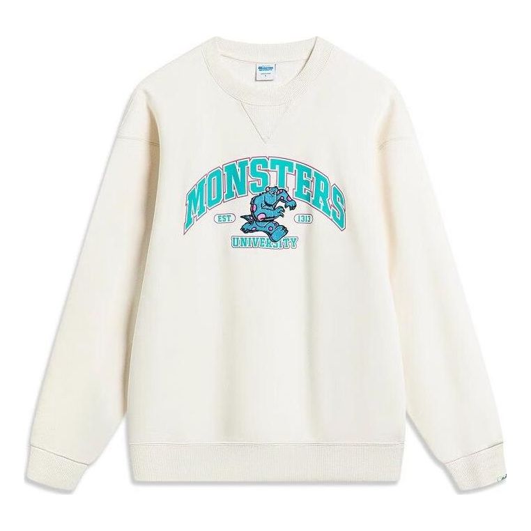 

Спортивная толстовка Li-Ning x Disney Monster University Sweatshirt 'Beige' AWDT813-2, бежевый