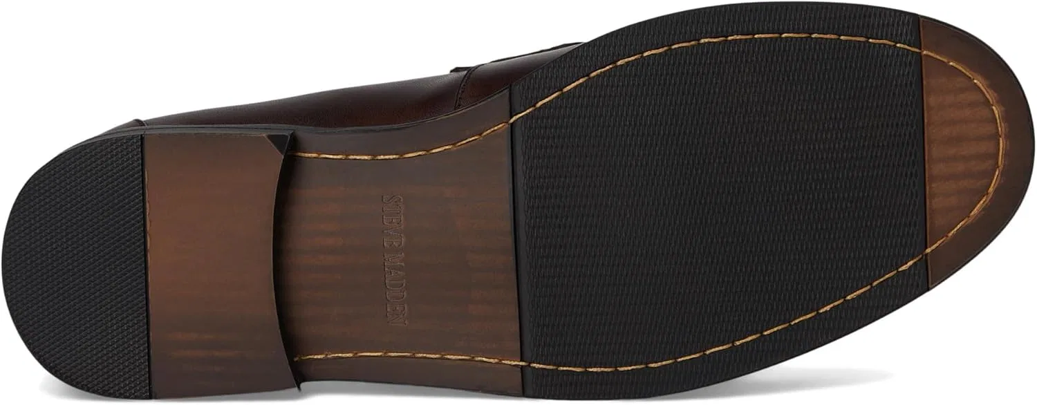 Мужские кроссовки Steve Madden Natan Penny Moc, Natural Brown — фото 3
