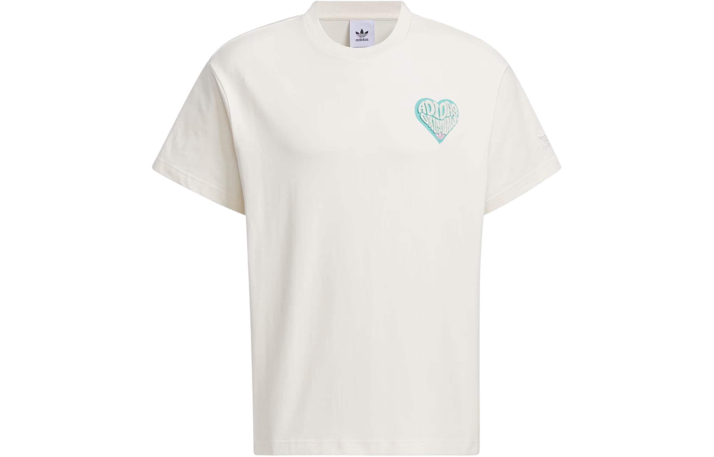 Футболка Unisex SS24 розовая Adidas Originals, розовый/белый — фото 3