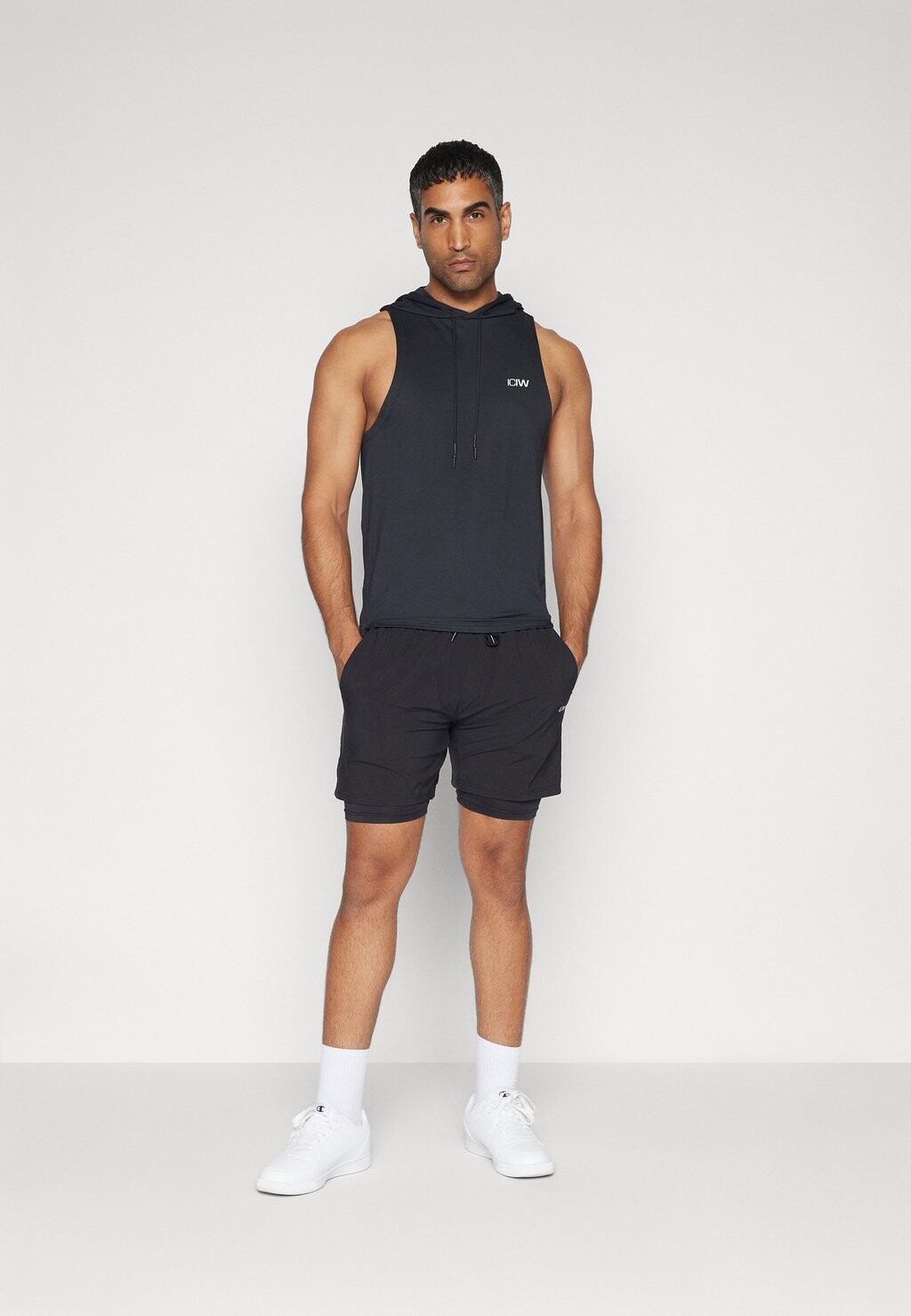 

Топ STRIDE SLEEVELESS T SHIRT HOODIE ICANIWILL, черный