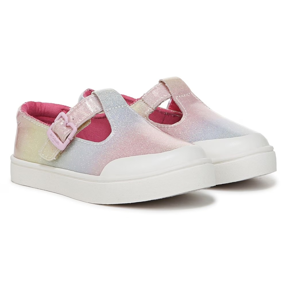 

Детские кроссовки-туфли на липучке Madison Mary Jane от Dr. Scholl'S, rainbow faux leather