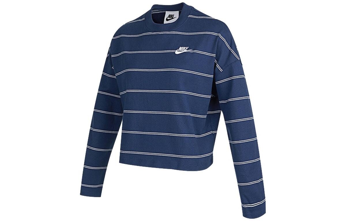 

Укороченный топ женский темно-синий Nike