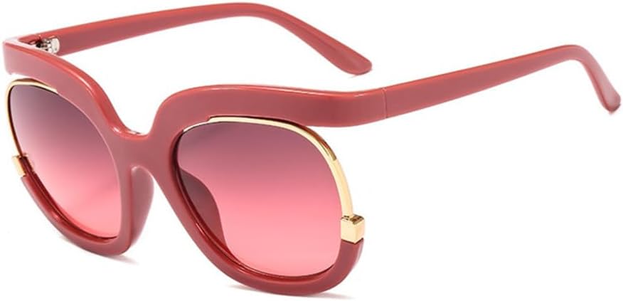 

Крупные солнцезащитные очки в полуободковой оправе для женщин, большие солнцезащитные очки для женщин, роскошные черные солнцезащитные очки UV400 TYUVIVO, C5 Beige-brown